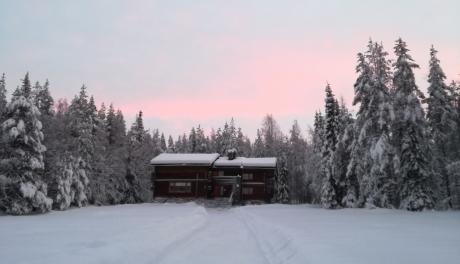 Särestöniemen ateljee talvikuva