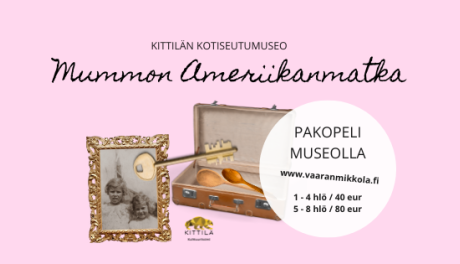 Kittilän kotiseutumuseon pakopeli