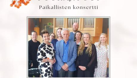 Kuvassa useita esiintyjiä