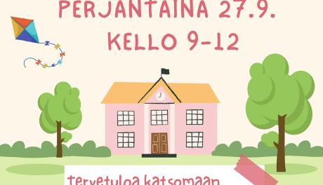 tapahtumajuliste, samat tiedot tekstissä