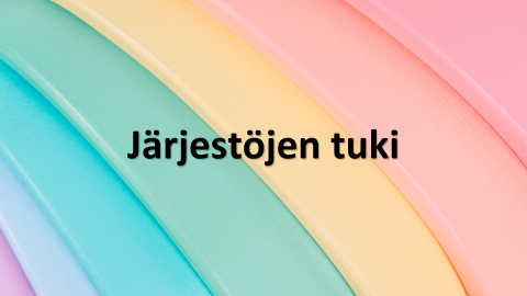 Järjestöjen tuki