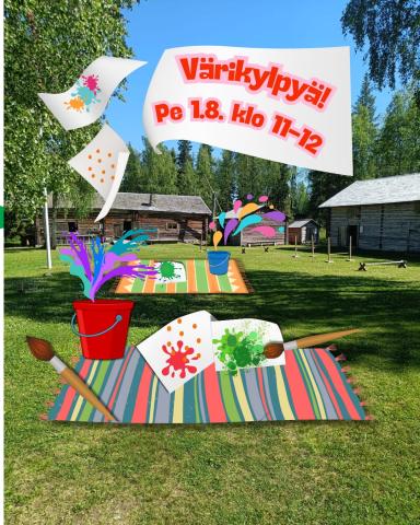 Värikylpy pe 1.8. klo 11-12