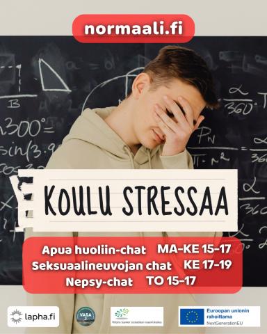 Koulu stressaa