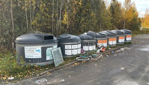 Lämpötien piste Kittilässä.