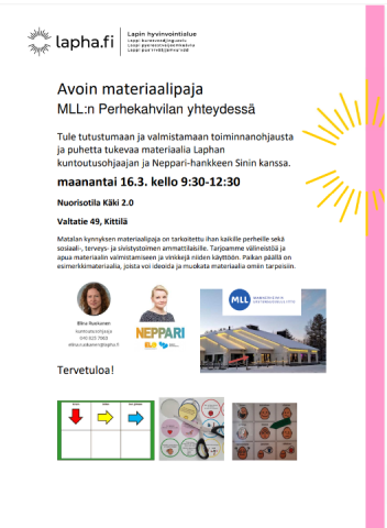 Mainoskuva, samat tiedot tekstissä