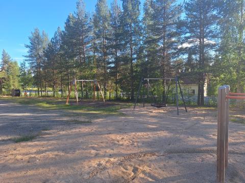 Kuva Alakylän koulun pihasta