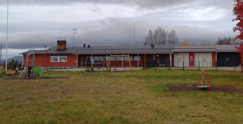 Raattaman päiväkodin piha