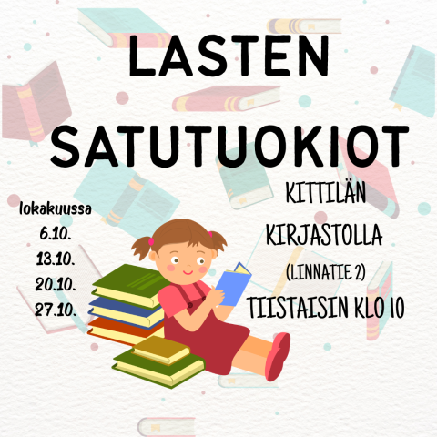 satutuokiot kirjastolla lokakuussa