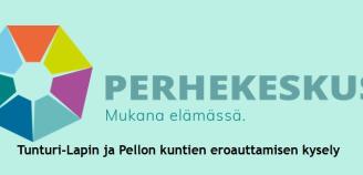 Perhekeskus-logo ja teksti Eroauttamisen kysely