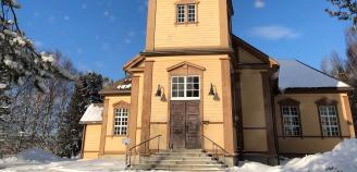 Kuva Kirkosta talvella