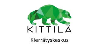 Kittilän kierrätyskeskuksen logo, vihreä ahma