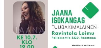 Mainos Jaana Isokangas ja Tuubakimalainen