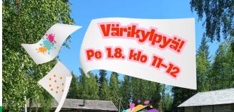 Värikylpy pe 1.8. klo 11-12