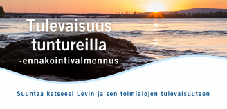 Tulevaisuus tunturissa banneri