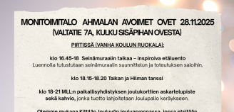 Mainoskuva, samat tiedot tekstissä