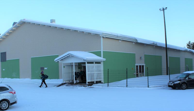 Jäähallin kuva ulkopuolelta