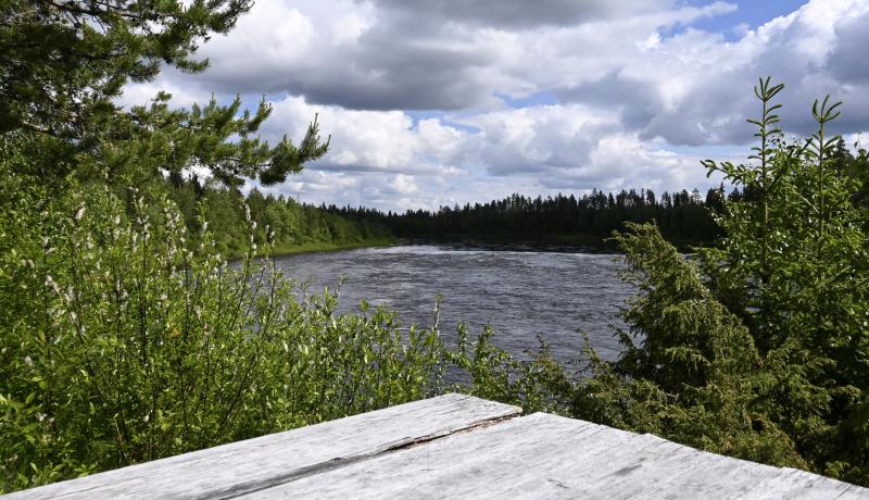 Ounasjoki kaukosen palovaarasta