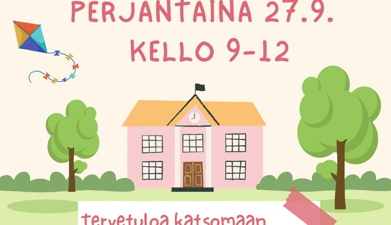tapahtumajuliste, samat tiedot tekstissä