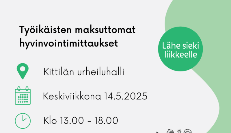 Tapahtuman ilmoitus.