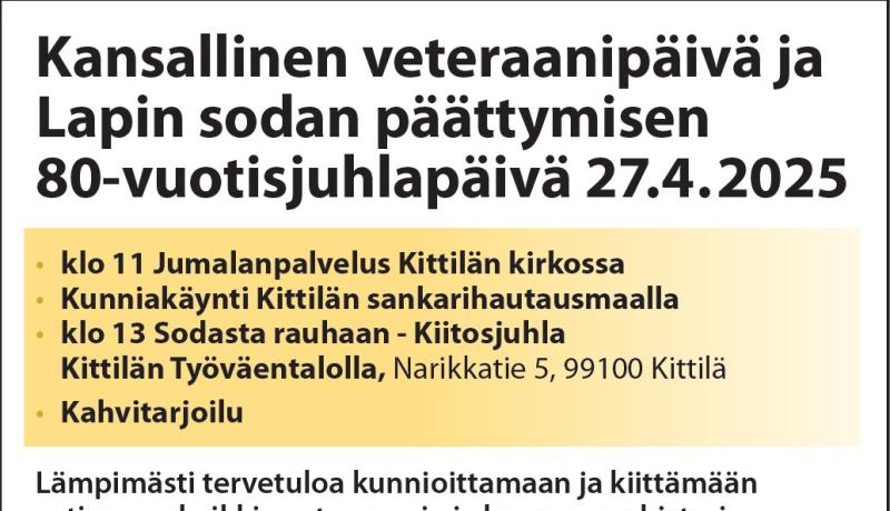 Tapahtuman ilmoitus