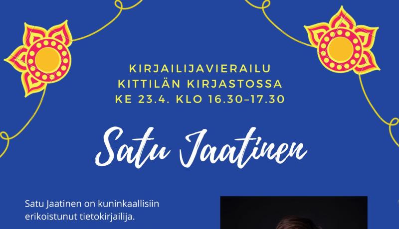 kirjailija vierailu kittilän kirjastolla 