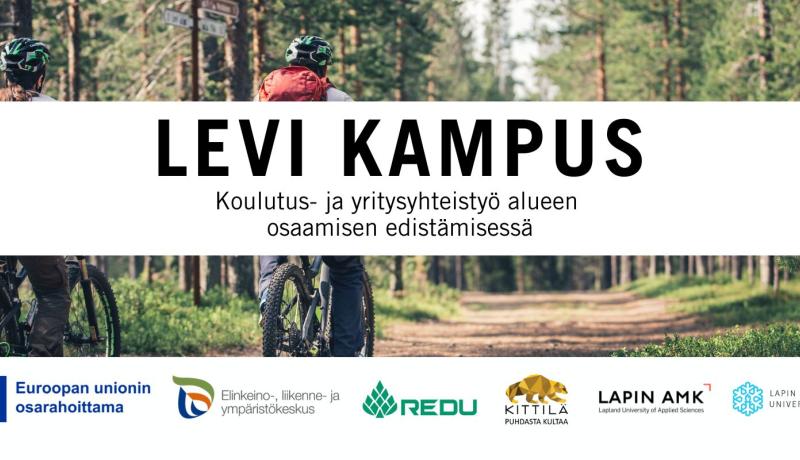 LEvi Kampus ja rahoittajan logot
