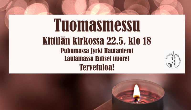 Tuomasmessu 22.5.2025