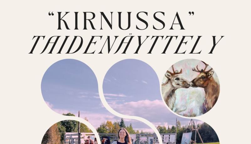 Taidenäyttelyn mainosjuliste