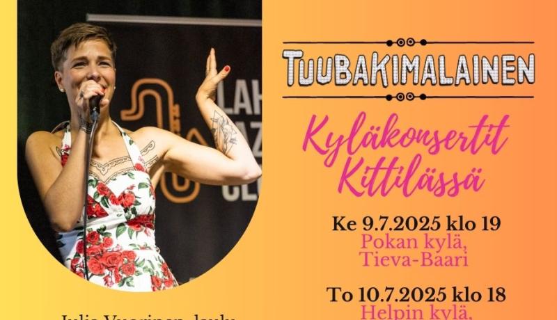 Tuubakimalaisen konsertin mainosjuliste