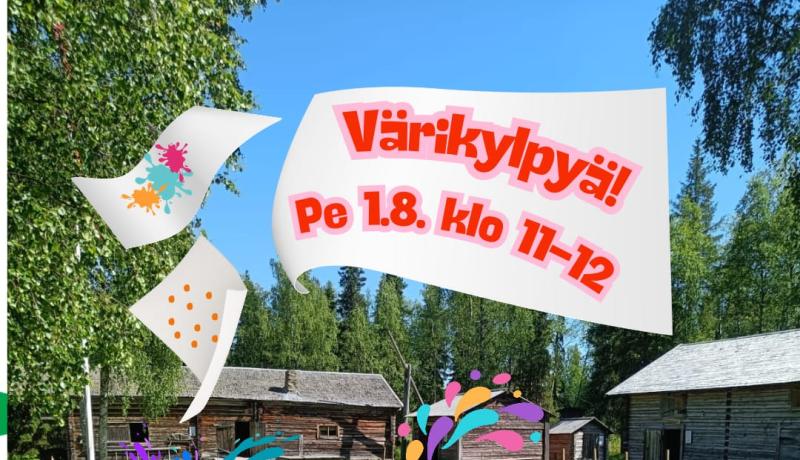 Värikylpy pe 1.8. klo 11-12