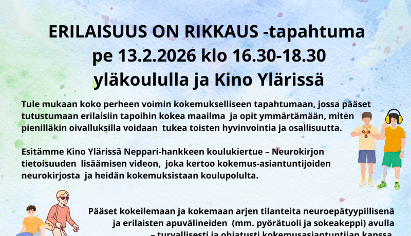 Mainoskuva, samat tiedot tekstissä